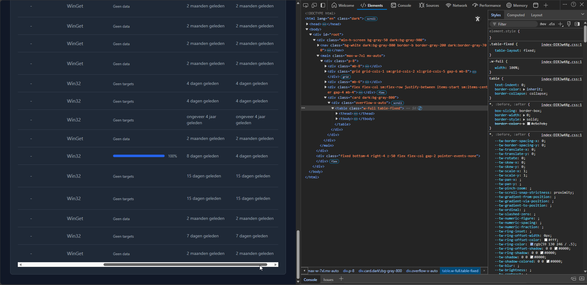 Endpoint Radar applications overview